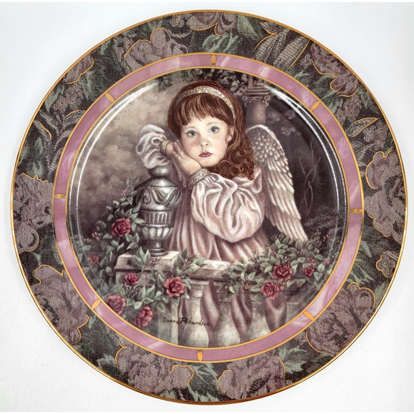 Hope Plate Garden of Hope by Donna Richardson The Bradford Exchange 1980 - 1990 - Picture 4 of 5